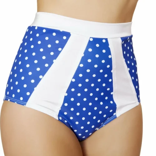 Roma High Waisted Pinup Style Polka Shorts Rave/Festival Wear