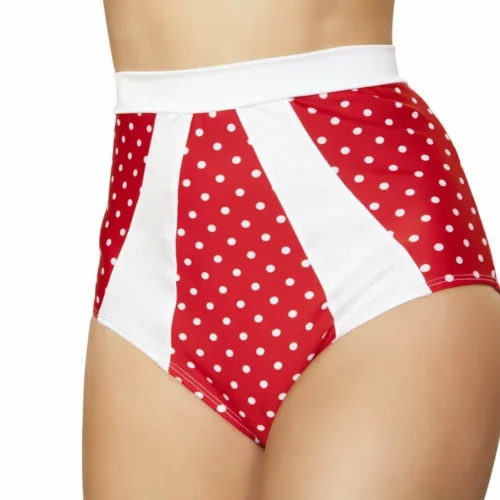 Roma High Waisted Pinup Style Polka Shorts Rave/Festival Wear