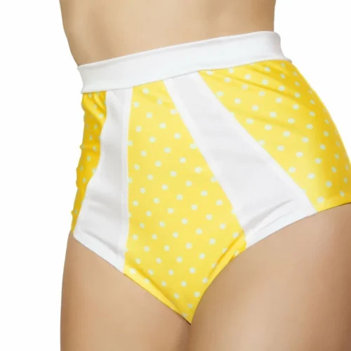 Roma High Waisted Pinup Style Polka Shorts Rave/Festival Wear