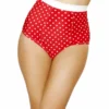 Roma Rave/Festival Wear High Waisted Pinup Style Polkadot Shorts With Banded Top