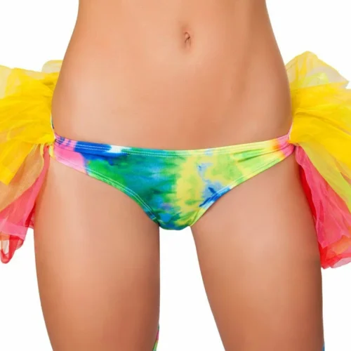 Roma Rave/Festival Wear Shorts With Attached Half Petticoat