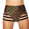 Roma Rave/Festival Wear High Waisted Side Strapped Shorts 1 Roma Rave/Festival Wear High Waisted Side Strapped Shorts