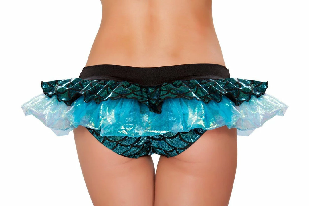 Roma Mermaid Shorts With Attached Iridescent Skirt 6 Roma Mermaid Shorts With Attached Iridescent Skirt