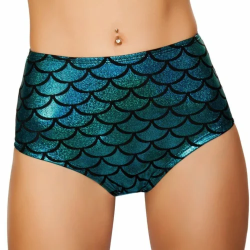 Roma Rave/Festival Wear High Waisted Pucker Back Mermaid Shorts 18 Roma Rave/Festival Wear High Waisted Pucker Back Mermaid Shorts