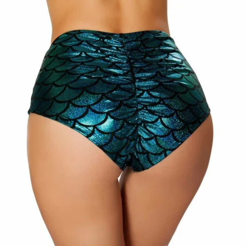 Roma Rave/Festival Wear High Waisted Pucker Back Mermaid Shorts 19 Roma Rave/Festival Wear High Waisted Pucker Back Mermaid Shorts
