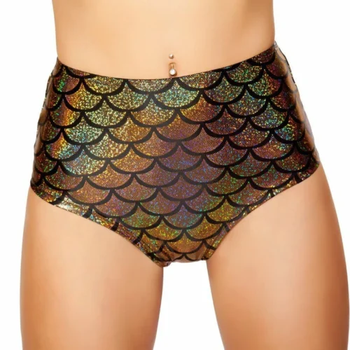 Roma Rave/Festival Wear High Waisted Pucker Back Mermaid Shorts 20 Roma Rave/Festival Wear High Waisted Pucker Back Mermaid Shorts