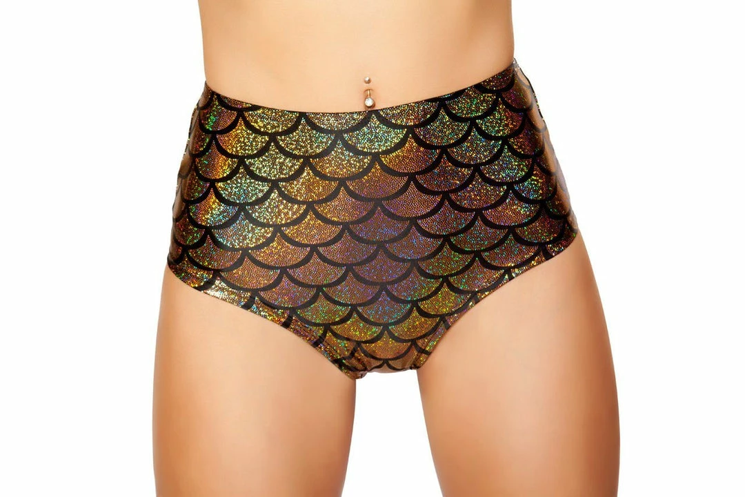 Roma Rave/Festival Wear High Waisted Pucker Back Mermaid Shorts 7 Roma Rave/Festival Wear High Waisted Pucker Back Mermaid Shorts