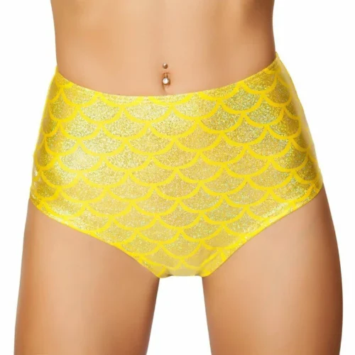 Roma Rave/Festival Wear High Waisted Pucker Back Mermaid Shorts 26 Roma Rave/Festival Wear High Waisted Pucker Back Mermaid Shorts